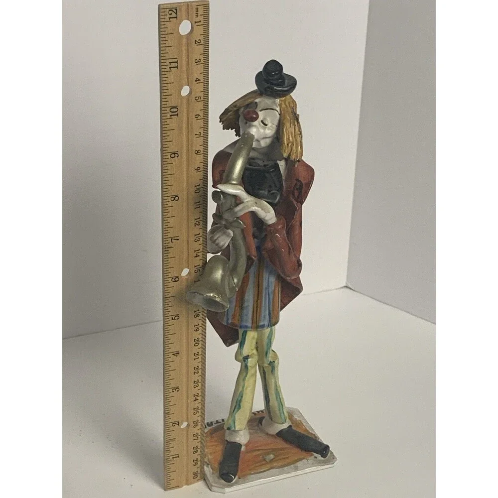 Vintage Handmade Clown Playing A Saxophone OOAK